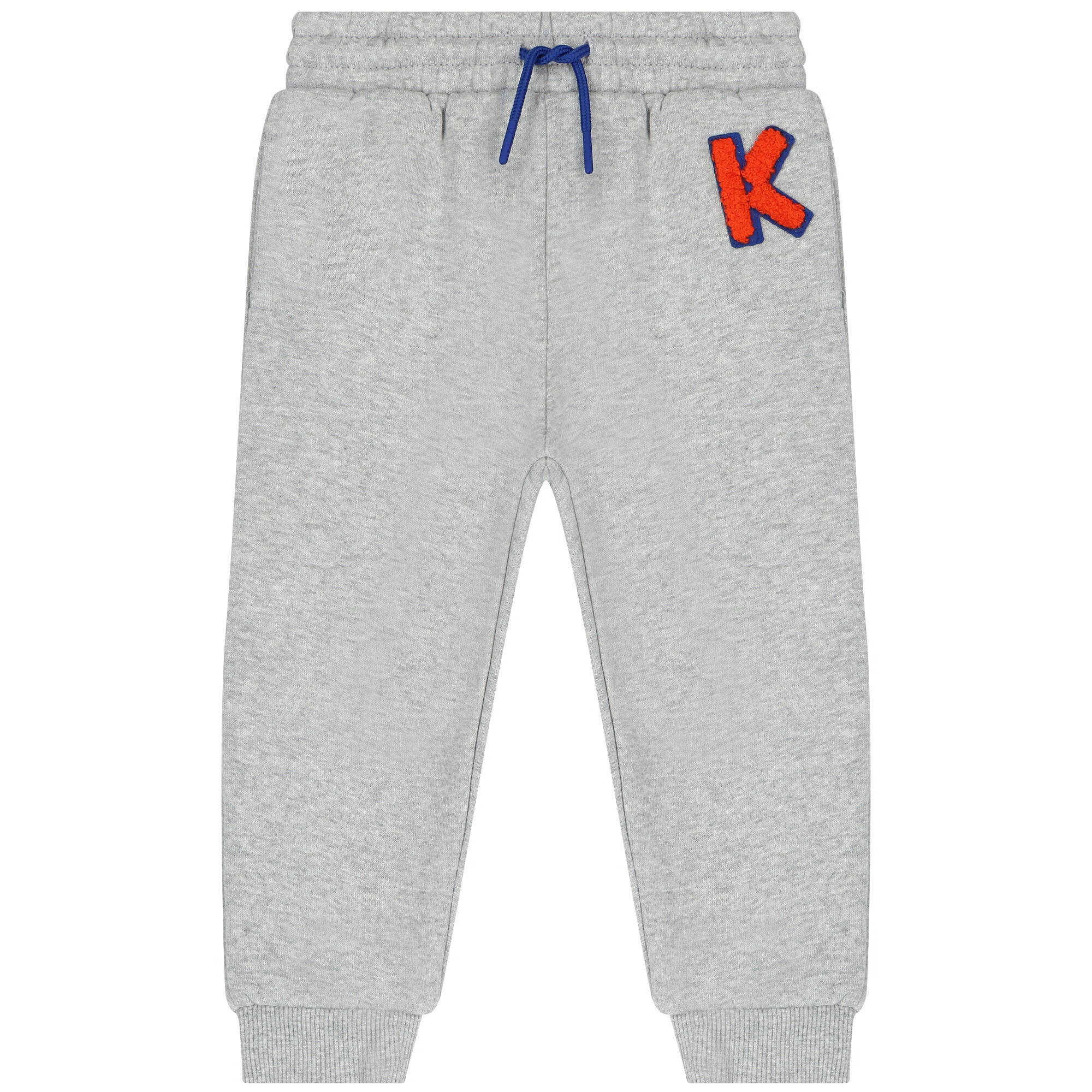 KENZO KIDS Younger Boys Grey Logo Joggers Junior Couture UAE